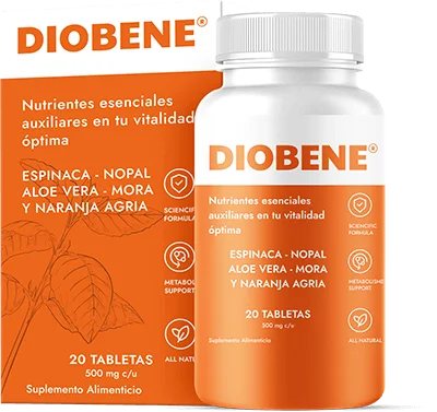 Diobene — Tabletas con nopal y aloe vera para glucosa