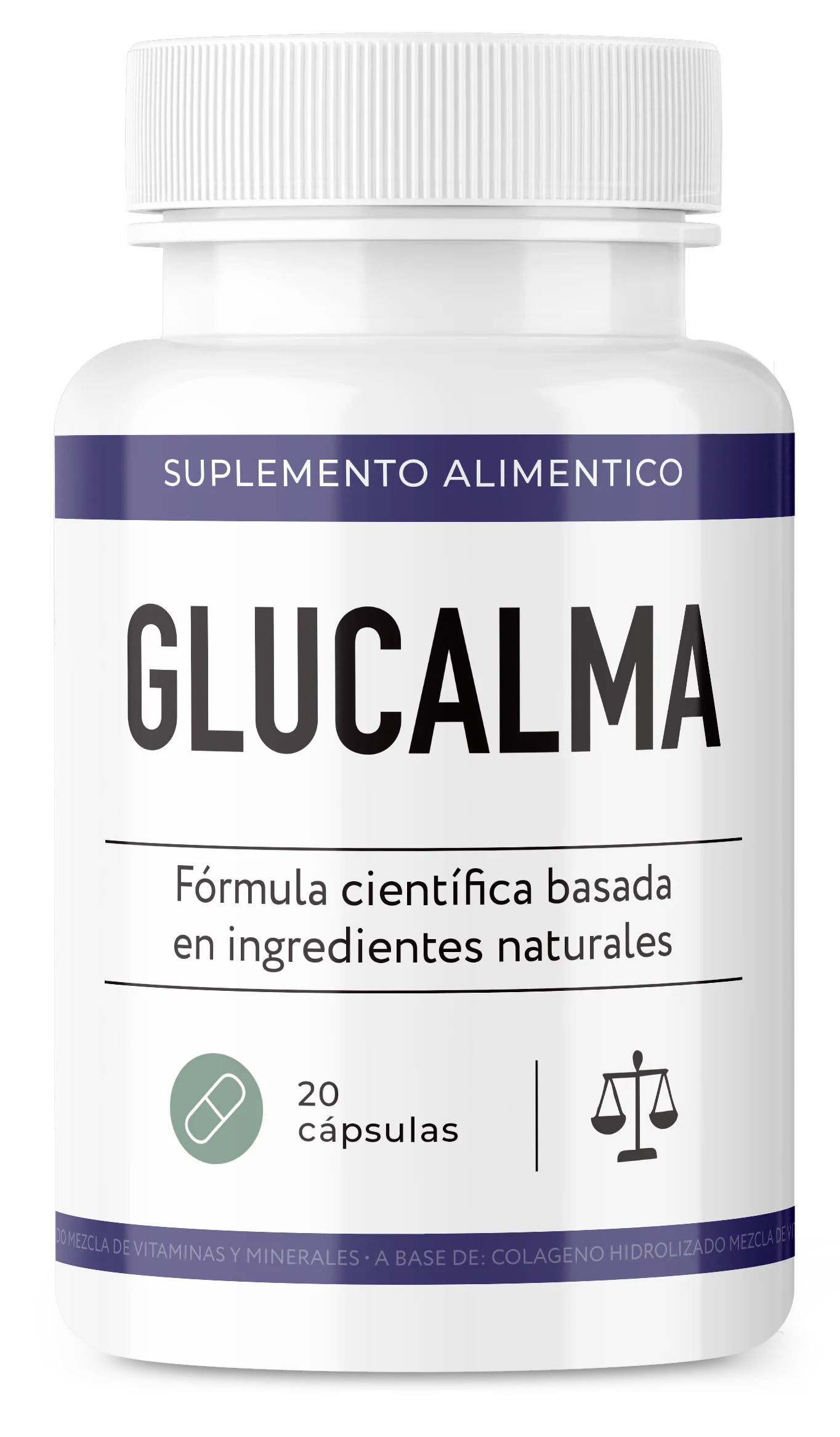 Glucalma — Cápsulas con banabá y canela de Ceilán