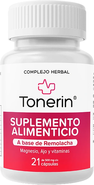 Tonerin — Cápsulas para hipertensión con remolacha y ajo