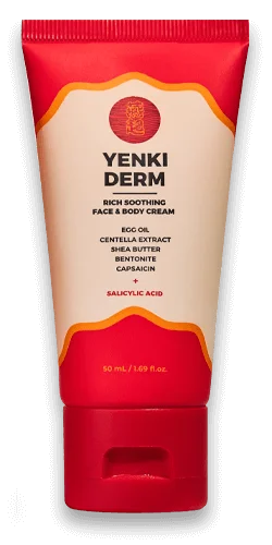 Yenki Derm — crema regeneradora 50ml con Centella Asiatica, Aceite de Huevo, Capsaicina y Acido Salicilico
